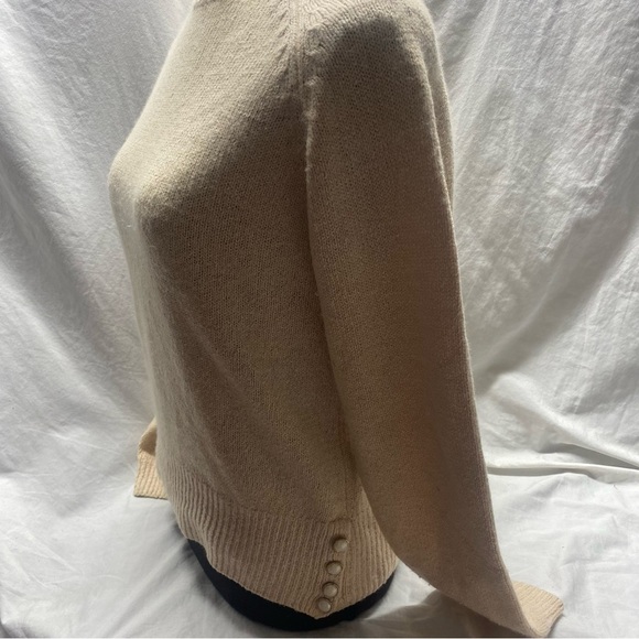 VTG | Silk Angora Wool Pearl Button Knit Sweater - Picture 7 of 7